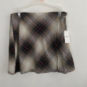 Plaid skirt